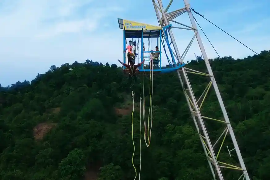 highest bungee jumping in goa